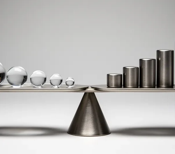 Représentation visuelle du mécanisme d'un crédit amortissable et de la répartition des intérêts sur la durée