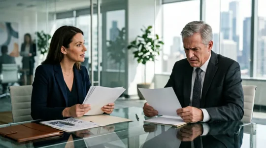 Négociation entre emprunteur et banquier pour changer d'assurance de prêt